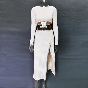 Glam Two Piece Midi Dress -Final Sale