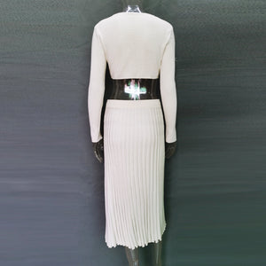 Glam Two Piece Midi Dress -Final Sale